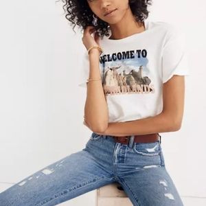 Madewell Badlands Graphic Boho Tee Shirt